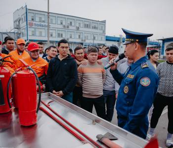 Тойбосс На заводе "Тойбосс" прошли пожарно-тактические учения
